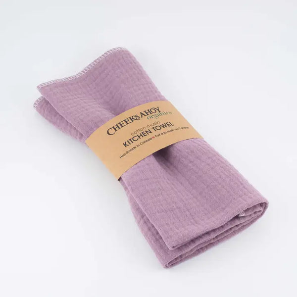 Cheek's Ahoy - Organic Cotton Muslin Kitchen Towel