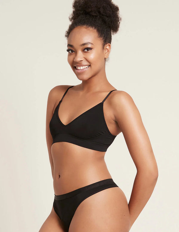 BOODY - Bamboo  LYOLYTE® Triangle Bralette - Black