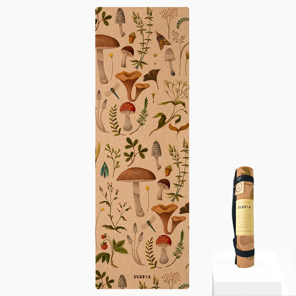 Scoria MYCO FOREST Cork Yoga Mat | 4.5MM