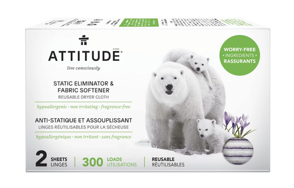 Reusable Static & Softener Sheets - Attitude