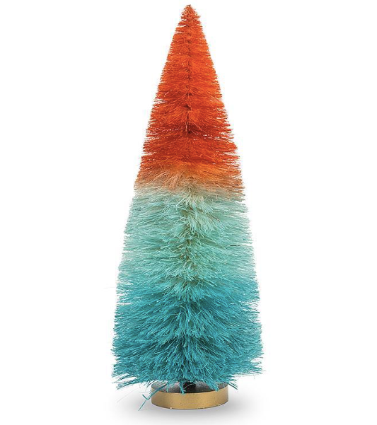 Extra Large Blue Ombre Brush Tree - Abbott
