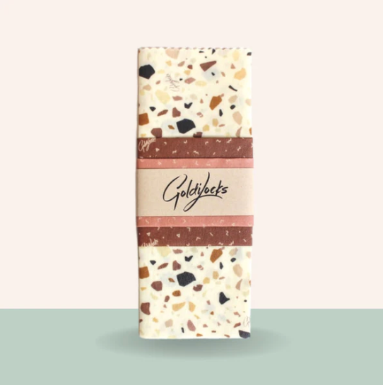 Goldilocks Beeswax Wraps - Terrazzo (Set of 3)