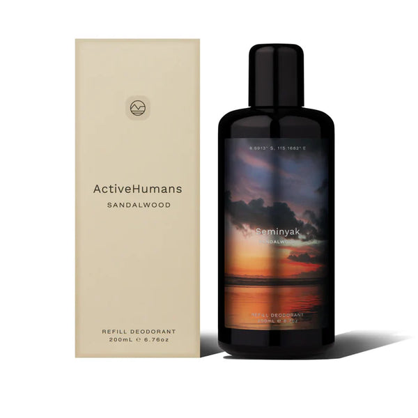 Active Humans - Natural Deodorant Spray - Sandalwood