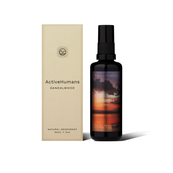 Active Humans - Natural Deodorant Spray - Sandalwood