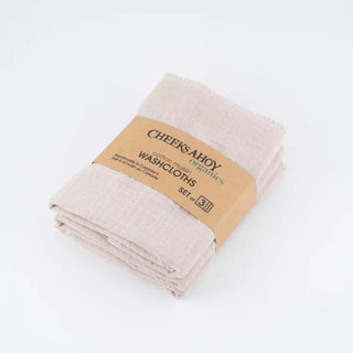 Cheeks Ahoy - Organic Cotton Muslin Washcloths