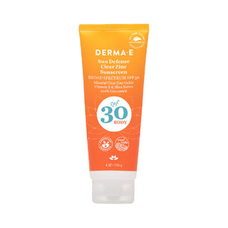DERMA E - Clear Zinc Sunscreen - 113g