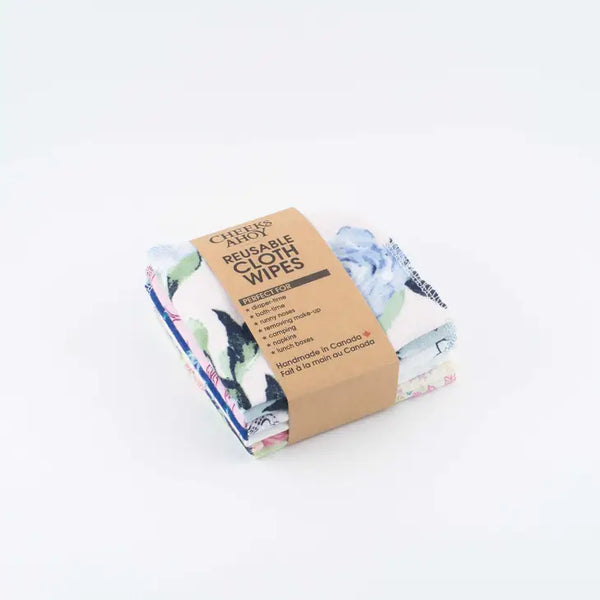 Cheek's Ahoy - Cloth Wipes • Floral