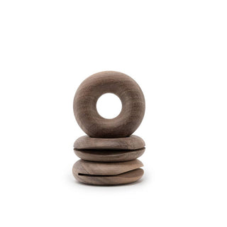 EcoFreax - natural wood donut snack bag clip