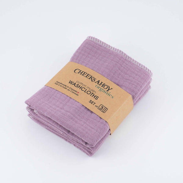 Cheeks Ahoy - Organic Cotton Muslin Washcloths