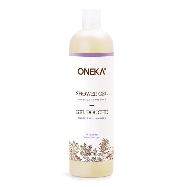 ONEKA Canada - Angelica & Lavender Organic Shower Gel - 500ml