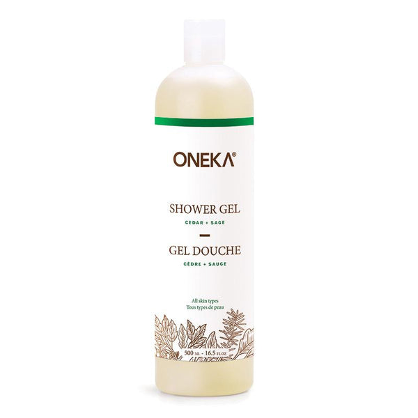 ONEKA Canada - Cedar & Sage Organic Shower Gel -500ml