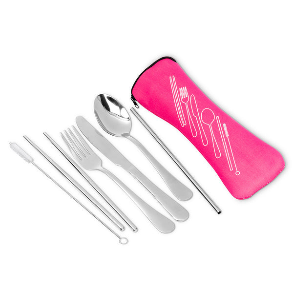 7 Piece Cutlery Set in Scuba Case