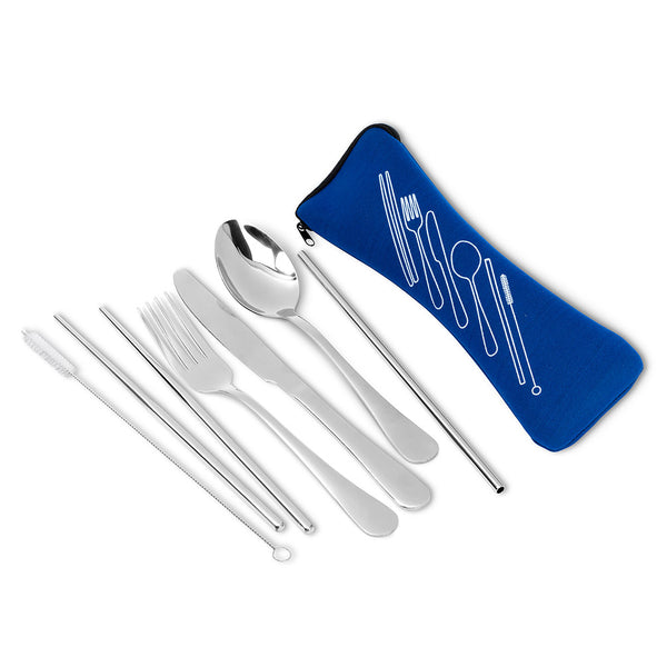 7 Piece Cutlery Set in Scuba Case