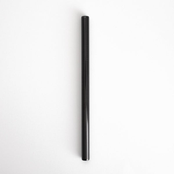 Black Metal Smoothie Straws
