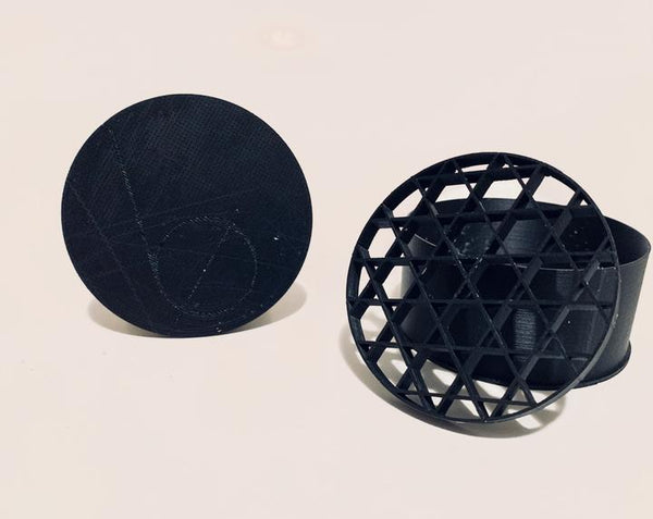 Bottle None — Travel Case and Shampoo Dish (3-D Printed Recycled Material)