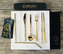 IREUSE2–Gorgeous Gold Cutlery Set