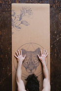 Scoria Mountain Lion Cork Yoga Mat | 4.5MM