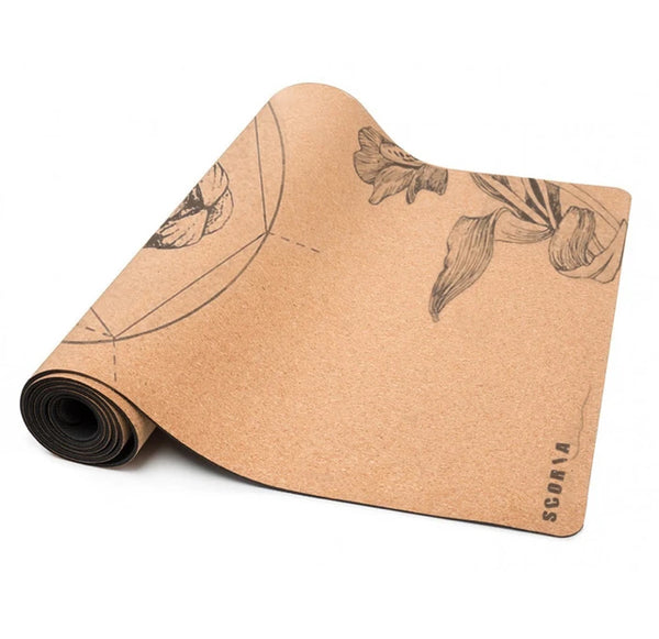 Scoria Mountain Lion Cork Yoga Mat | 4.5MM