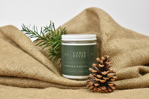 Cabin Fever - JUNIPER & BALSAM Coconut Soy Wax Candle