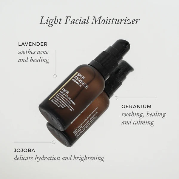 Skin Essence Organics, LIGHT Facial Moistuizer Serum, 30ml