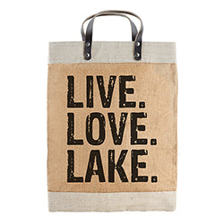Live Love Lake- Large Market Tote