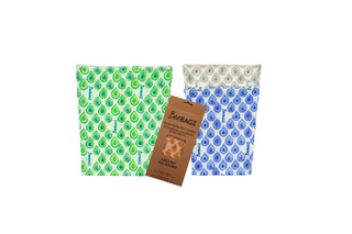 BeeBAGZ — Reusable Beeswax Food Bags — Lunch Pack (3 Bags)