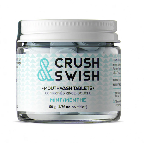 Nelson Naturals — Crush & Swish Mint (95 tablets)