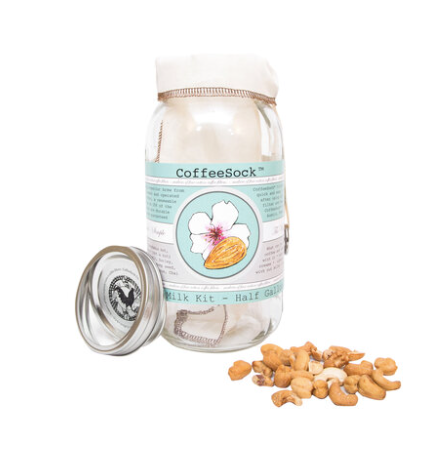 Coffee Sock - DIY Nutmilk Kit 32oz Mason Jar