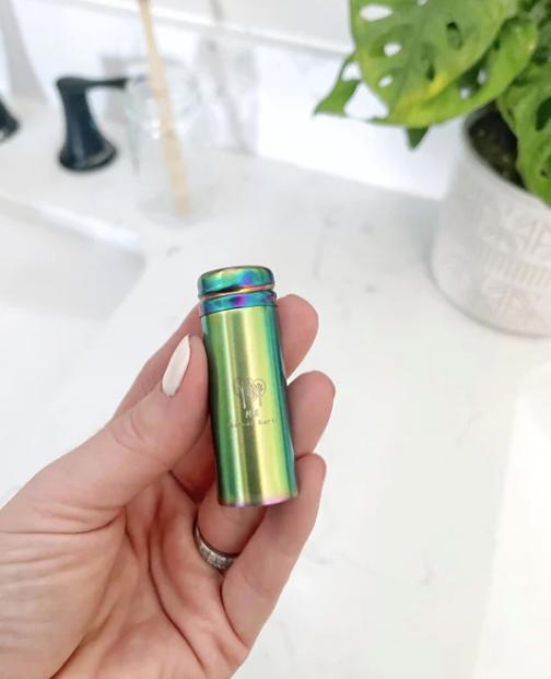 Charcoal Dental Floss - Rainbow Stainless Steel - ME Mother Earth