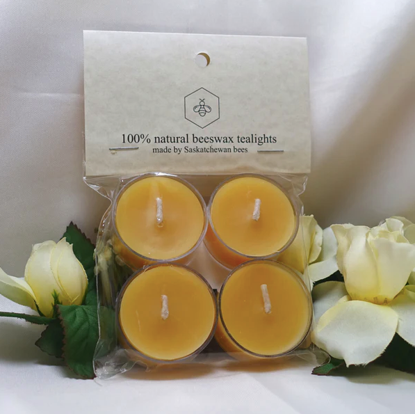Tu Bees - Beeswax Tealights (4pk)
