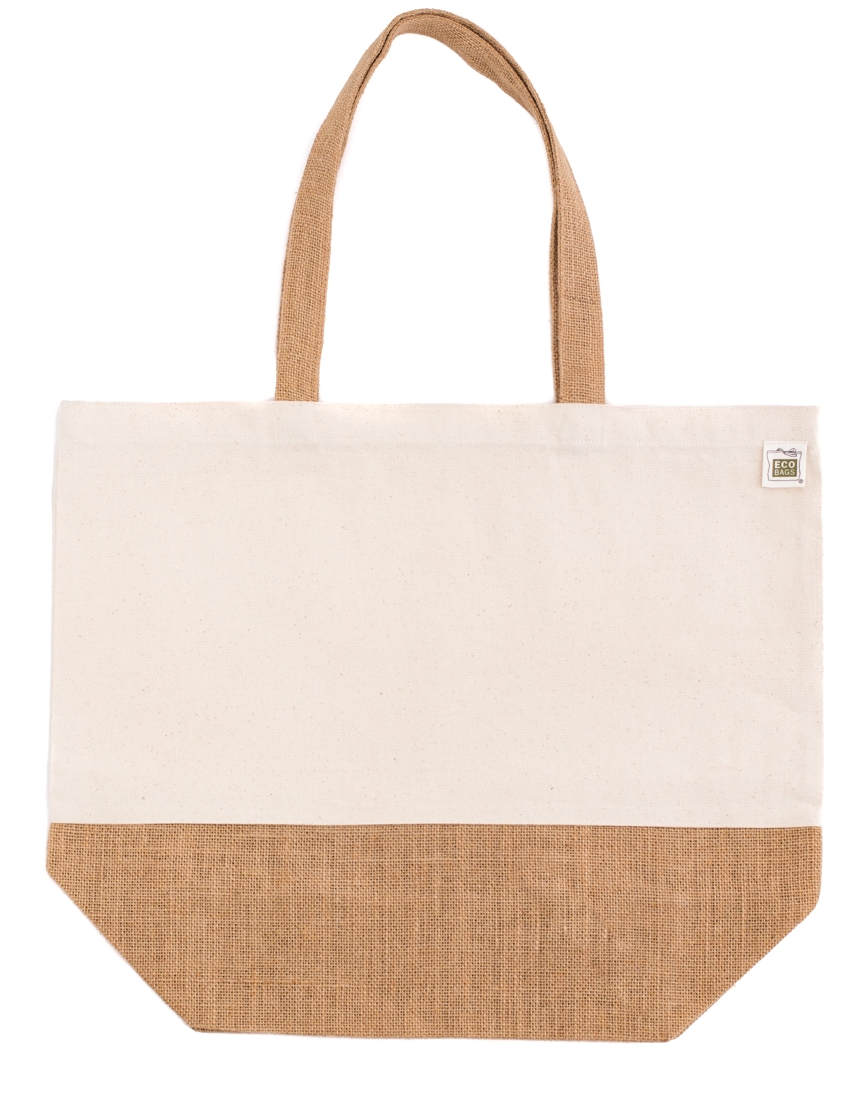  Eco-Bags Products Recycled Cotton Tote, Natural : Home