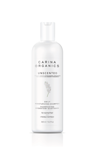 Carina Organics — Unscented Daily Moisturizing Shampoo (360ml)