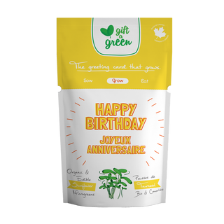 Gift a Green – Happy Birthday - Sunflower Microgreens
