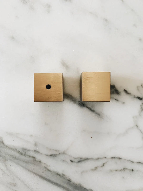 Brass Incense Holder Cube