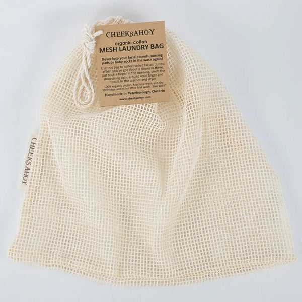 Cheeks Ahoy - Cotton Mesh Laundry Bag