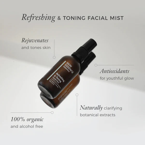 Skin Essence Organics, REFRESHING & TONING Facial Mist, 60ml