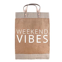 Weekend Vibes - Large Market Tote