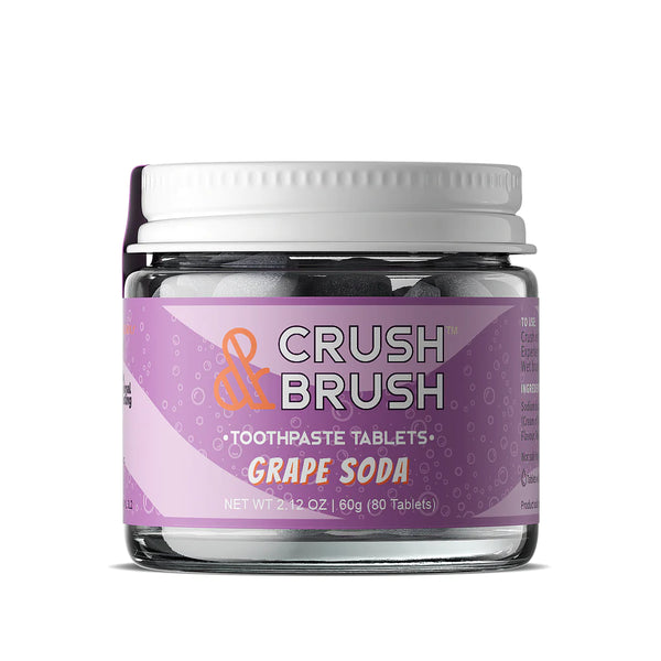 Nelson Naturals — Crush & Brush Grape Soda (80 tablets)