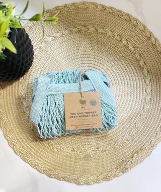 "One Tripper" HUGE Mesh Market Bag -Me Mother Earth