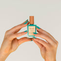 BKIND Tampa matte teal nail polish – vegan, 21-FREE, cruelty-free, Canadian-made eco nail polish in recyclable glass bottle.
