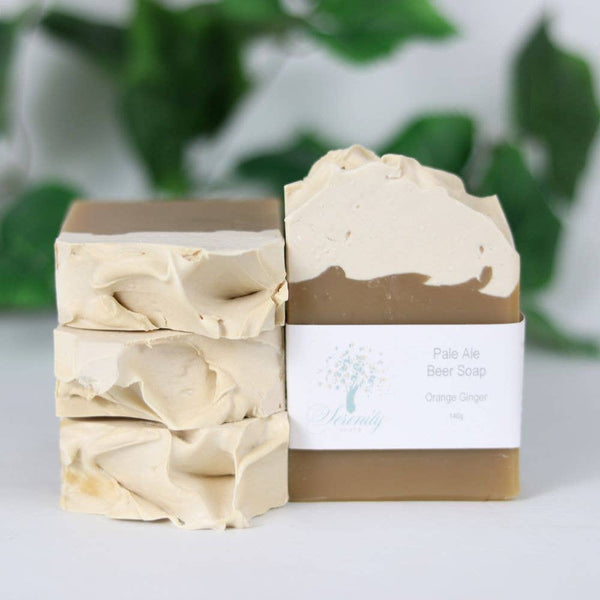 Serenity Soaps Beer Soap - Orange Ginger - 140g