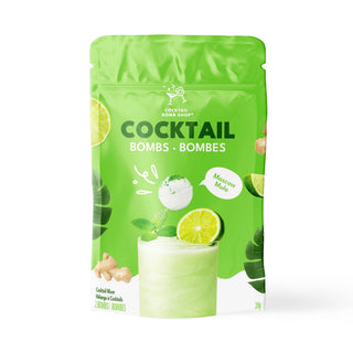 Moscow Mule Cocktail Bomb™ 2 pack with ginger and lime flavour – handcrafted cocktail and mocktail drink mixer made with real fruit and naturally sourced flavours.