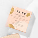 BKIND Monoi Flower shampoo bar for dry or thin hair – vegan, hydrating solid shampoo, Made in Canada, in FSC-certified recyclable packaging.