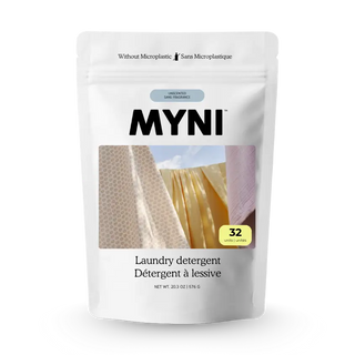 Myni Laundry Detergent Tablets, ultra-concentrated eco laundry detergent for light, dark and coloured fabrics, award-winning zero-waste laundry tablets.