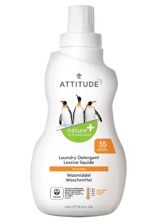 Attitude - Citrus Zest Laundry Detergent 2 Sizes
