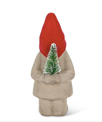 Small Holiday Gnome with Tree - Abbott