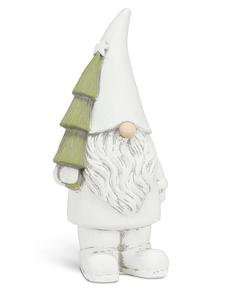 Large Standing Gnome & Tree - Abbott