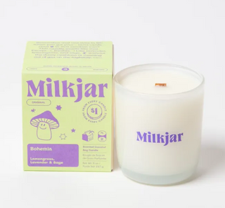 Milk Jar Co — Bohemia Candle (Lemongrass, Lavender & Sage) 8oz