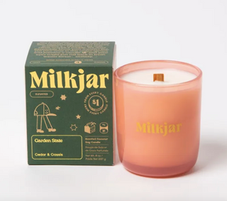 Milk Jar Co — Garden State Candle (Cedar, Spruce, Jasmine)