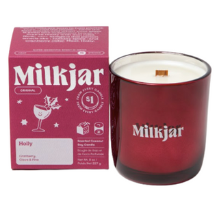 Milk Jar Co — Holly Candle (Cranberry, Clove & Pine)